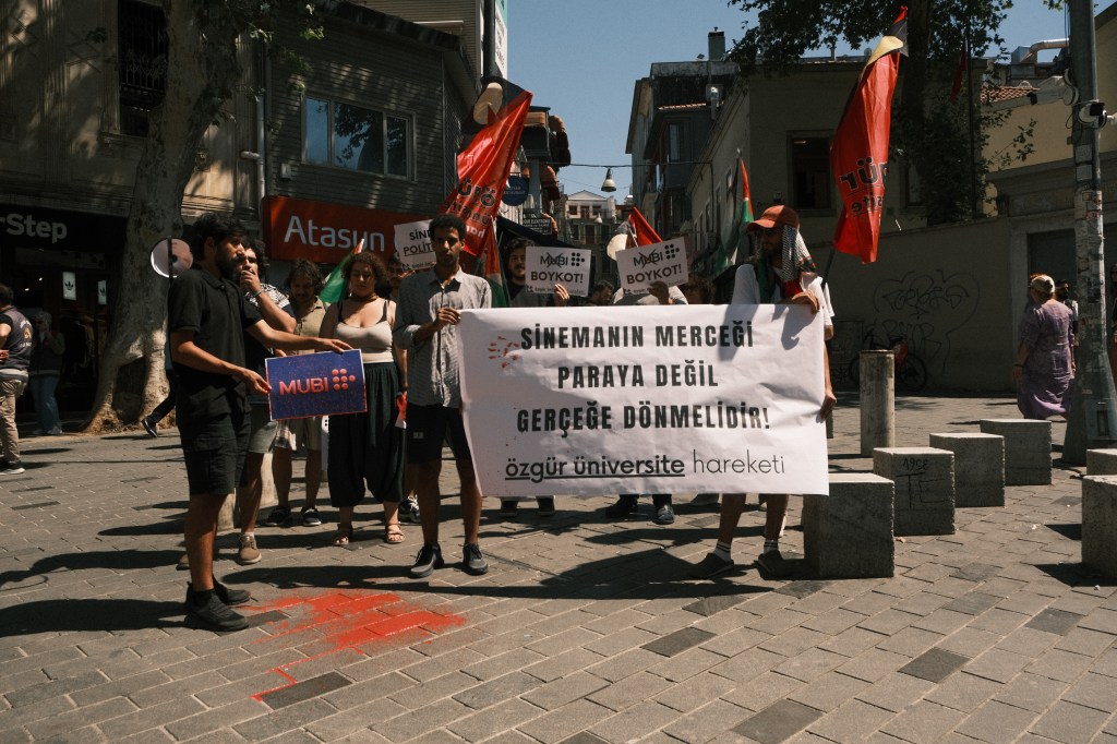 Protest against MUBI – Istanbul/Kadıköy
