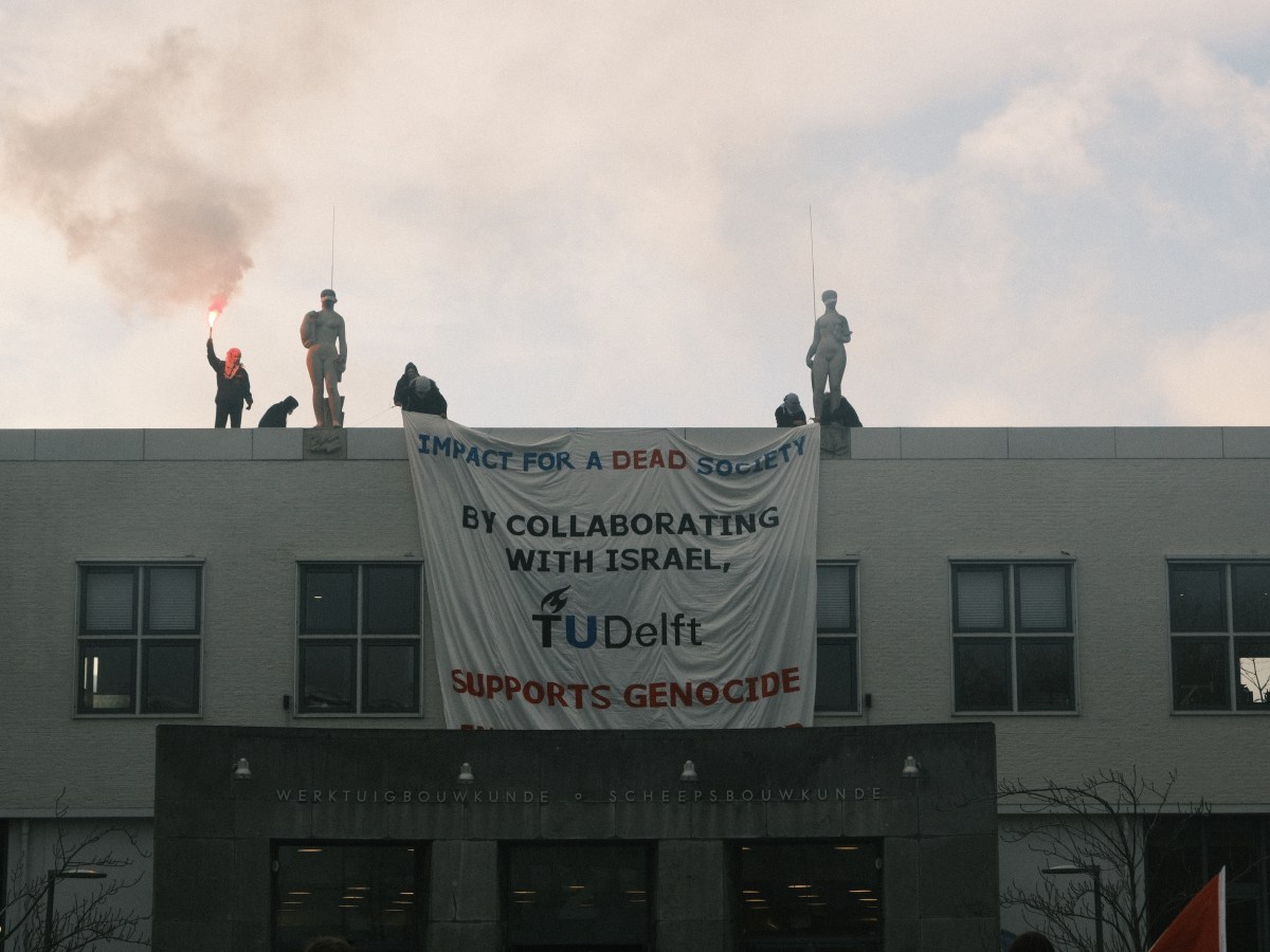 TU Delft ME Faculty Occupation by Delft Student&nbsp;Intifada