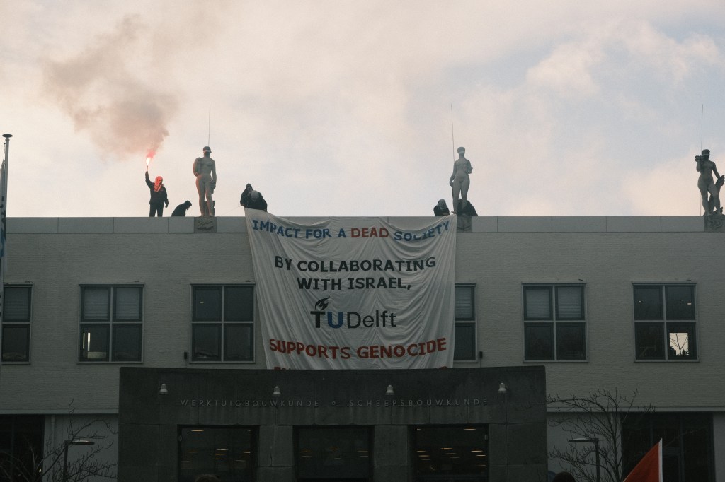 TU Delft ME Faculty Occupation by Delft Student&nbsp;Intifada